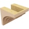 Ekena Millwork 7"W x 7"D x 7"H Wide Rockford Rough Cedar Woodgrain TimberThane Corbel, Primed Tan CORUR07X07X07ROCRCPR - alternate 5
